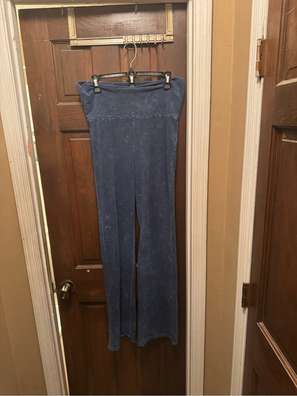 Women’s Large High-Waist  Blue Pants